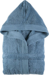 Rythmos Amadeus Bademantel mit Kapuze Denim 420gr/m² 104-106-15-007 Rythmos Amadeus Bademantel mit Kapuze Denim 420gr/m² 104-106-15-007