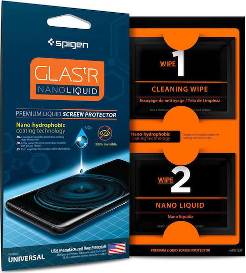 Spigen GLAS.tR Nano Liquid Premium Vollflächig gehärtetes Glas (Universal)