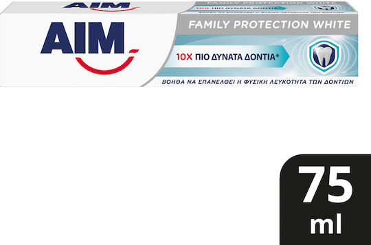 AIM Family Protect White Pastă de dinți pentru Albire 75ml