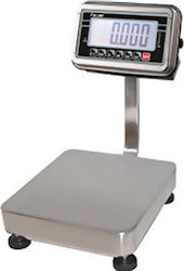 T-Scale BWS-SPB with Tray 32x36cm Electronic Commercial Scale with Column with Weighing Capacity of 15kg and Division 5gr