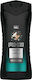 Axe Collision Leather & Cookies Scent Βath Wash for Men for Hair , Face & Body 400ml