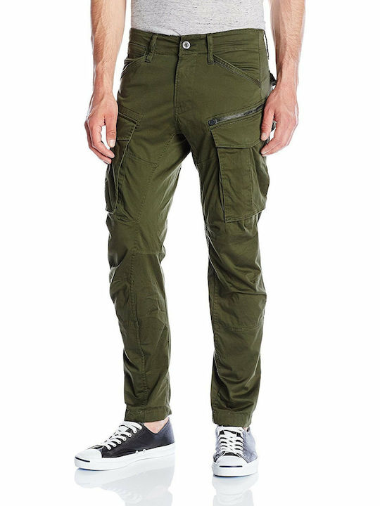 G-Star Raw Rovic Zip 3d Men's Cargo Elastic Trousers Regular Fit Khaki