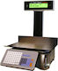 Digi Systems SM-5100P Electronic Retail Scale with Column and Label Printing Capability with Weighing Capacity of 15kg and Division 5gr