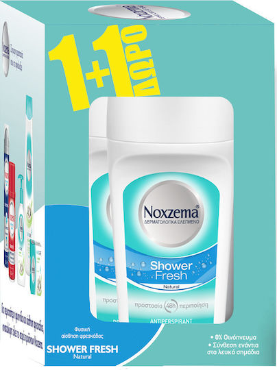 Noxzema Shower Fresh Natural Αποσμητικό 48h σε Roll-On 100ml