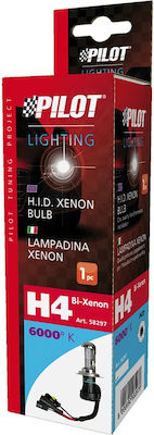 Lampa Lămpi Autoturismului Bi-Xenon H4 Xenon 6000K Alb rece 12-24V 35W 1buc