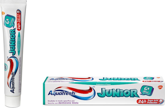 Aquafresh Junior Children's Toothpaste for 6+ Years with Mint Flavor 75ml