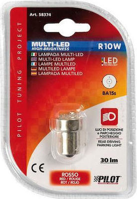 Lampa Lămpi Autoturismului Multi-Led Lamp 11 Red R10W LED Roșu 12V 1buc