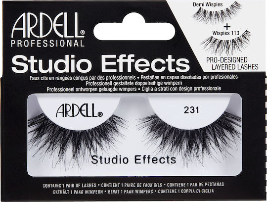 Ardell Studio Effects False Lashes in Black color 231