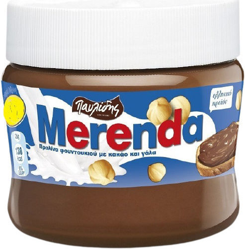 Paylidis Praline Spread Merenda Hazelnut Praline 230gr