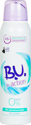 B.U. In Action 0% Deodorant 48h Spray Fără Aluminiu 150ml B.U. In Action 0% Deodorant 48h Spray Fără Aluminiu 150ml