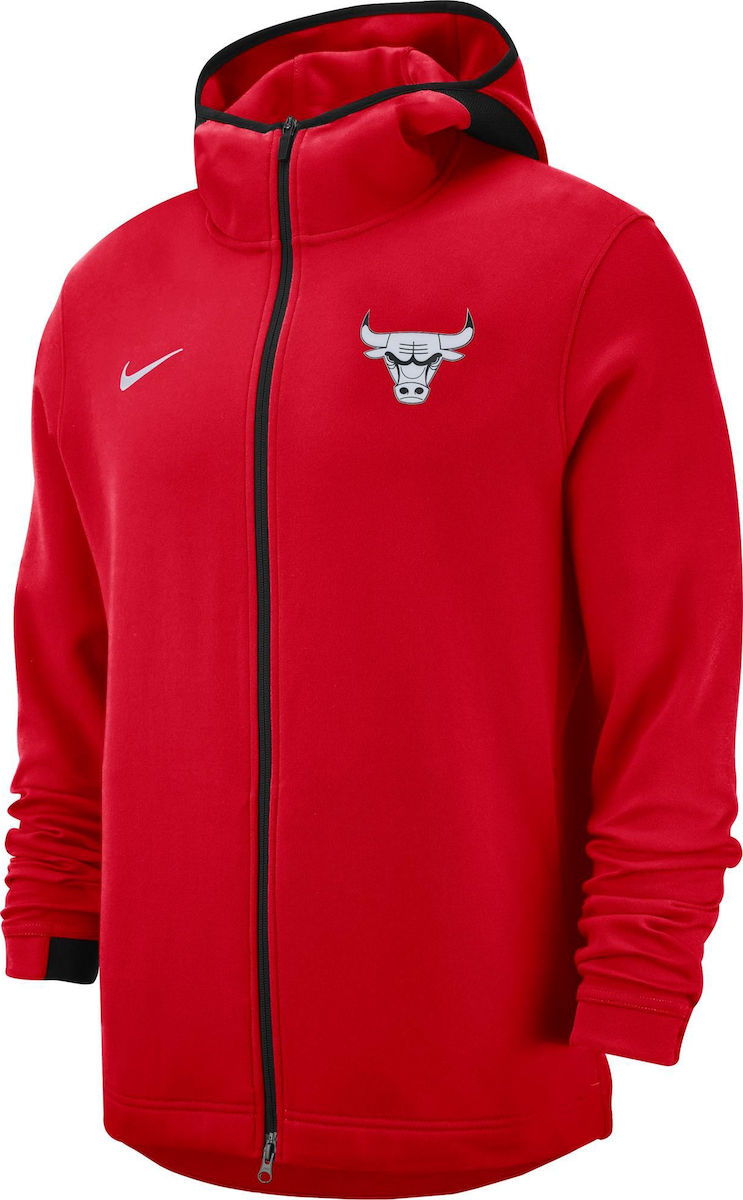 Nike Retro Georgetow - Nike NBA Chicago Bulls Μen's Track Pants Red FB4350  - 657