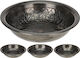 Zaros Decorative Aluminum Bowl Black 17x17x4cm