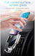 Baseus Glass Surface Gravity Car Mobile Mount 4" - 6" with Adjustable Hooks Silver