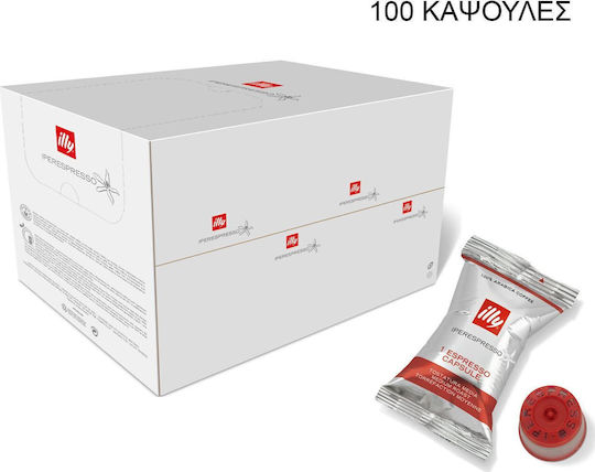 Illy Capsules Espresso Filter Classico (Normale) Compatible with Machine Iperespresso 100caps,tobolek