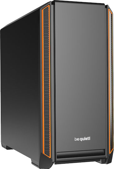 Be Quiet Silent Base 601 Midi Tower Κουτί Υπολογιστή Πορτοκαλί