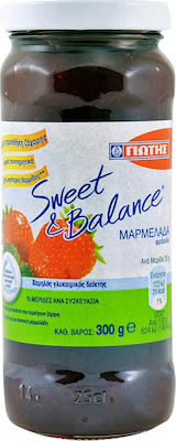 Γιώτης Μαρμελάδα Φράουλα Sweet & Balance Χωρίς Προσθήκη Ζάχαρης 300gr