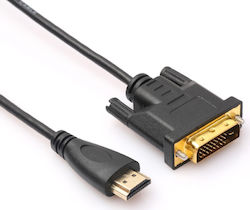 DeLock Cable DVI-I male - HDMI male 1m (85652)