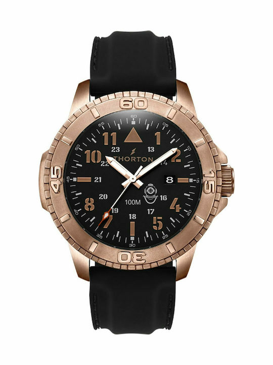 Thorton Odin Ανδρικό Ρολόι 49mm Μπαταρίας με Μα...