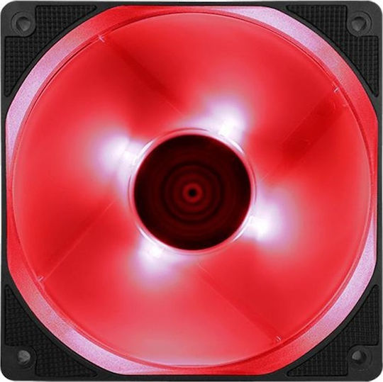 Aerocool Motion 12 Plus 120mm 3-Pin Red Lighting Case Fan