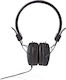 Nedis HPWD1100 Wired On Ear Headphones Black HPWD1100BK