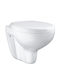 Grohe Bau Λεκάνη Κρεμαστή Rimless με Κάλυμμα Soft Close Λευκή