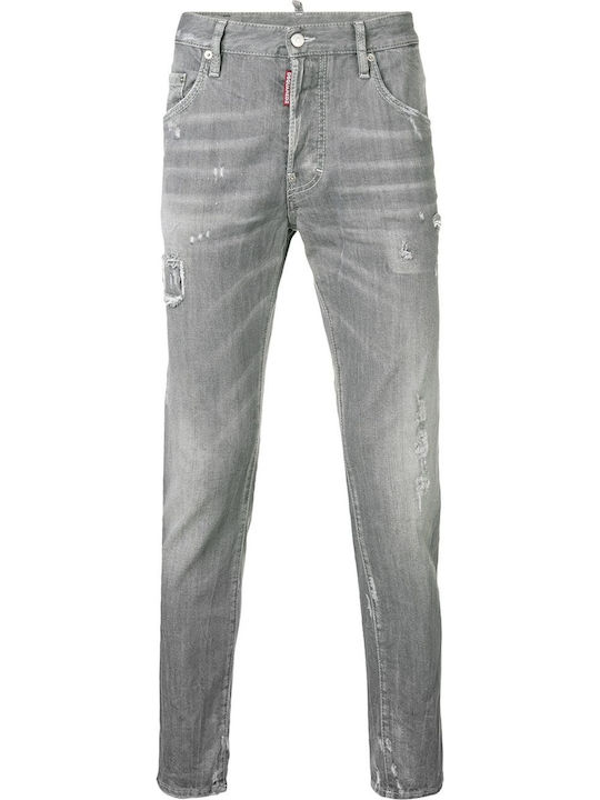 Dsquared2 Skater Herren Jeanshose in Slim Fit Gray