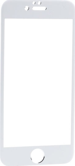 3D Full Face Tempered Glass White (iPhone 6 / 6S Plus)