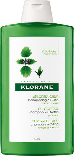 Klorane Nettle Oil Control Σαμπουάν Όγκου για Λιπαρά Μαλλιά 400ml