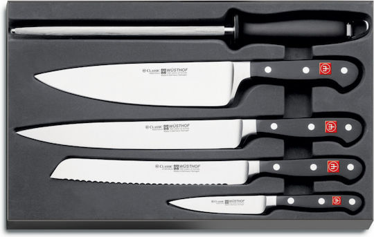 Wusthof Klassisches Messer Set aus Rostfreiem Stahl 5 Stück