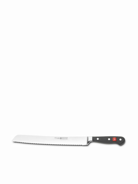 Wusthof Classic Bread Knife of Stainless Steel Black 26cm 4151-26 1030101026