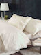 Rythmos Shiraz Комплект булчински чаршафи Супер-двойни 4бр с Дантела Ecru 230x260см
