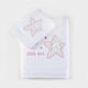 Rythmos Σετ Βρεφικές Πετσέτες 2τμχ Astro Pink Βάρους 500gr/m²