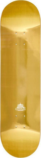 Sushi Pagoda Foil Skate Deck Gold 8.125" 8.125" Skateboard Kurzboard Goldenes