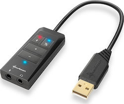 Sharkoon SB1 External USB 2.0 Sound Card