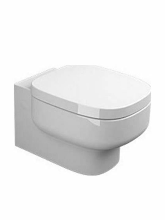 Sanitana Be You Toaletă montată pe perete cu Capac Thermodur Albă Sanitana Be You Toaletă montată pe perete cu Capac Thermodur Albă