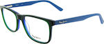 Pepe Jeans Plastic Eyeglass Frame Green PJ3314-C2