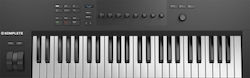 Native Instruments Midi Keyboard Komplete Kontrol A49 με 49 Πλήκτρα σε Μαύρο Χρώμα