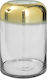 Zaros Vază Decorativă Sticlă Transparent 17.5x17.5x27cm 1buc