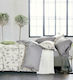 Mc Decor Duvet Cover Set Cotton Single with Pillowcase 160x240 546 Gray