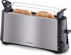 Cloer 3810 Toaster 2 Slots 880W Inox