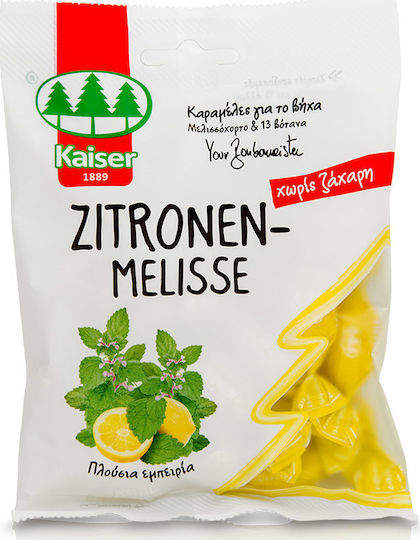 Kaiser 1889 Zitronenmelisse Lozenges with Beeswax & 13 Herbs Gluten-Free Lemon 60gr 9pcs