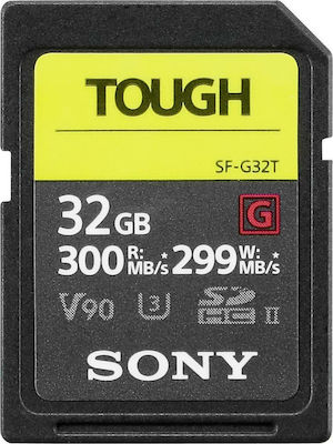 Sony Tough SF-G SDHC 32GB Klasse 10 U3 V90 UHS-II