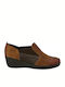 Boxer Leder Anatomisch Damen Slip-Ons Tabac Braun