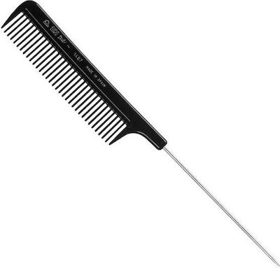 Eurostil Comb Hair for Hair Volumizing Black