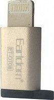 Earldom ET-OT08 Convertor Lightning Masculin în micro USB Feminin Auriu 1 Bucată