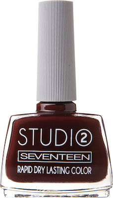 Seventeen Studio Rapid Dry Lasting Color Gloss Βερνίκι Νυχιών Quick Dry Κόκκινο 77 12ml