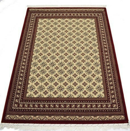 Eurofil 1649 Teppich Rechteckig Synthetisch,Polyester/Cotton/Leather mit Fransen Cordoba Berber