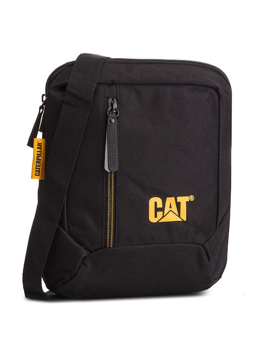 CAT Project Ανδρική Τσάντα Ώμου / Χιαστί σε Μαύ...