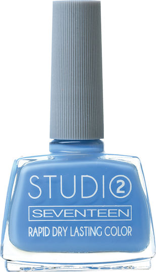 Seventeen Studio Rapid Dry Lasting Color Glossy Βερνίκι Νυχιών Quick Dry Μπλε 67 12ml