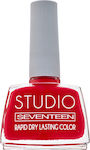 Seventeen Studio Rapid Dry Lasting Gloss Βερνίκι Νυχιών Quick Dry Κόκκινο 18 12ml